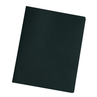 10 herlitz Schnellhefter easy orga Karton schwarz DIN A4
