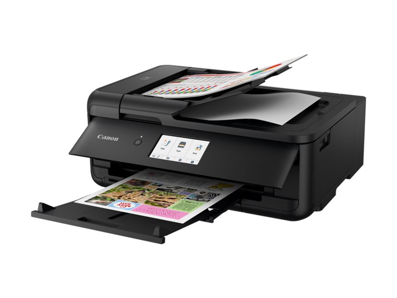 CANON PIXMA TS9550A MFP colour inkjet A4 A3 15ipm Print 200sheets USB LAN WiFi Black