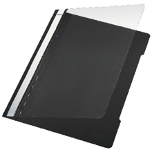 LEITZ Schnellhefter 4191 Kunststoff schwarz DIN A4, 25 St