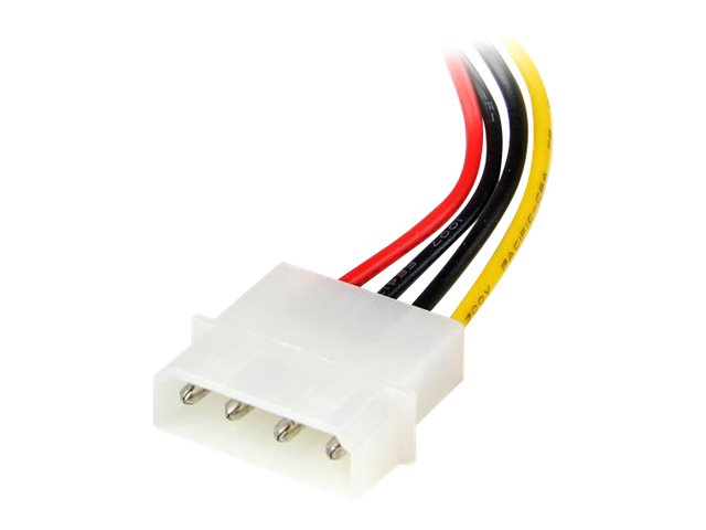 StarTech 6in 4 Pin Molex to Left Angle SATA Power Cable Adapter