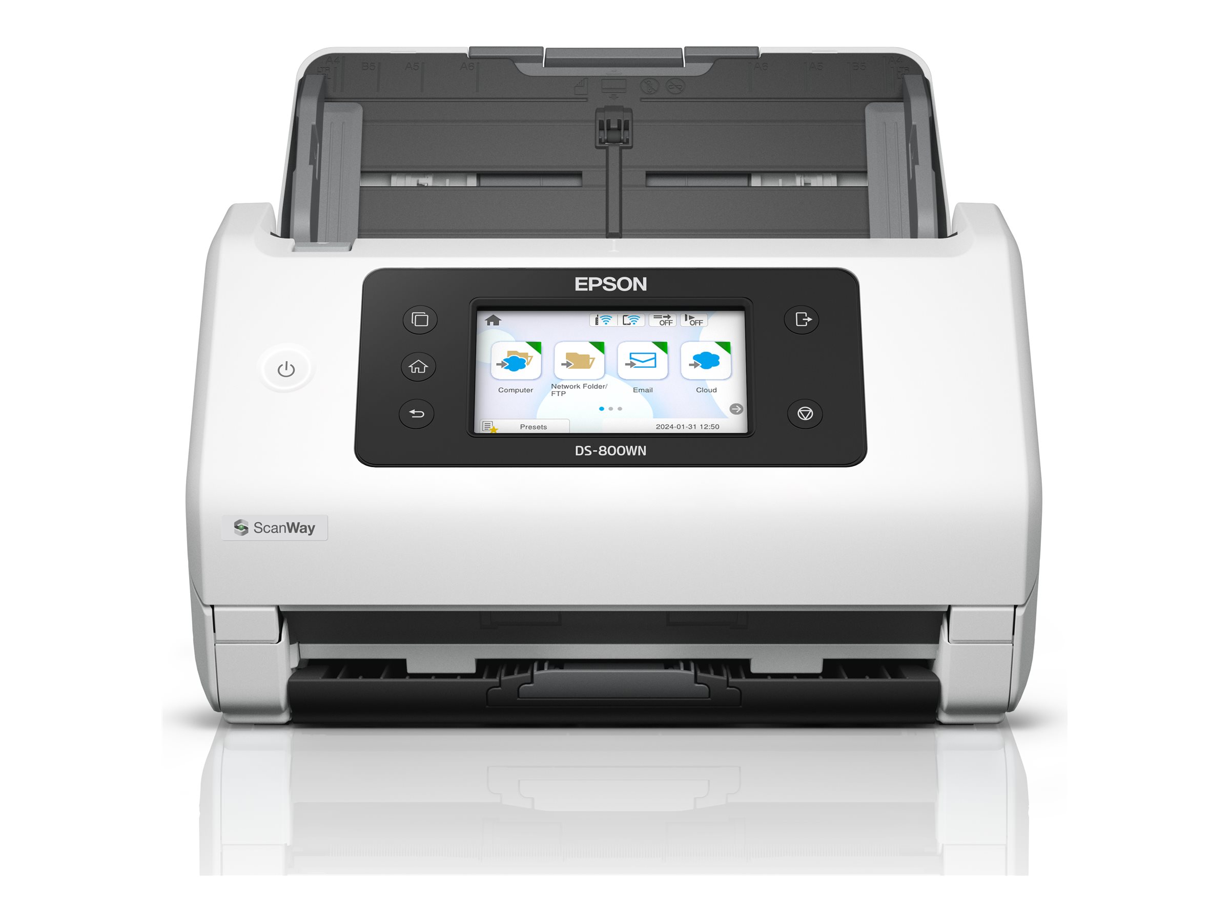 EPSON Scanner A4 network and Wifi autonome compatible with Open Platform 50ppm/100ipm feeder 100 sheets EPSON Scanner A4 network and Wifi autonome compatible with Open Platform 50ppm/100ipm feeder 100 sheets