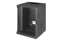 DIGITUS 25,4cm 10Zoll 9U wall mounting cabinet SOHO PRO 460 x 315 x 300mm black