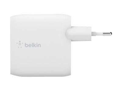 Dual USB-A Ladegerät incl. Lightning Kabel 1m 24W weiß