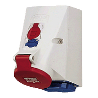 Mennekes CEE-Wanddose TwinCONTACT Doppelbox 1649 16A5P 6H400V Mennekes CEE-Wanddose TwinCONTACT Doppelbox 1649 16A5P 6H400V