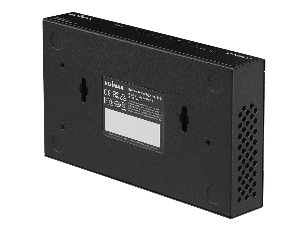 Edimax Gigabit Ethernet 8 Ports Desktop Switch,Metal Gehaeuse