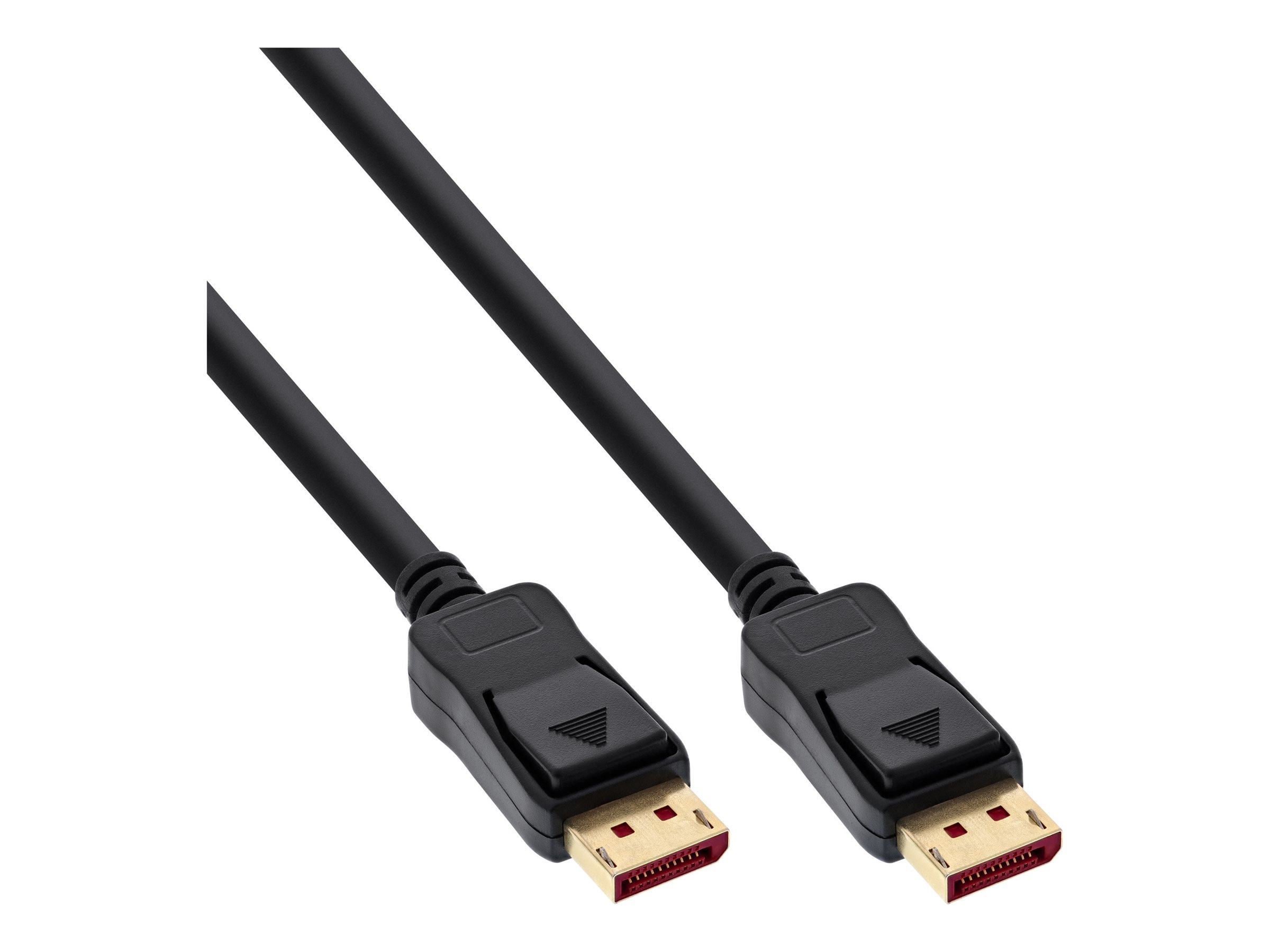 INLINE DisplayPort 1.4 Kabel 8K4K schwarz vergoldete Kontakte 5m