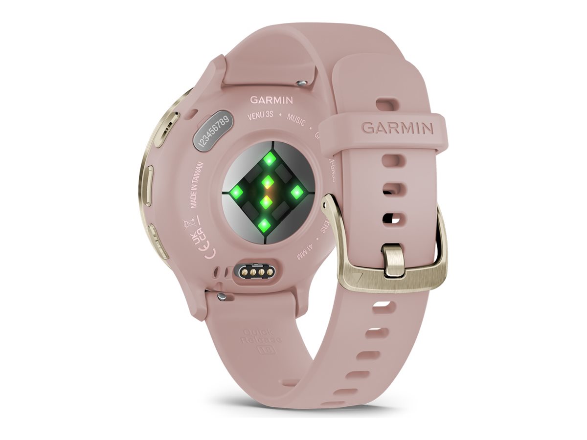 GARMIN Venu 3S Smartwatch dust rose, softgold