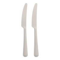 circulware RESBONSIBLES Mehrweg-Messer, Kunststoff weiss, 200 St. circulware RESBONSIBLES Mehrweg-Messer, Kunststoff weiss, 200 St.