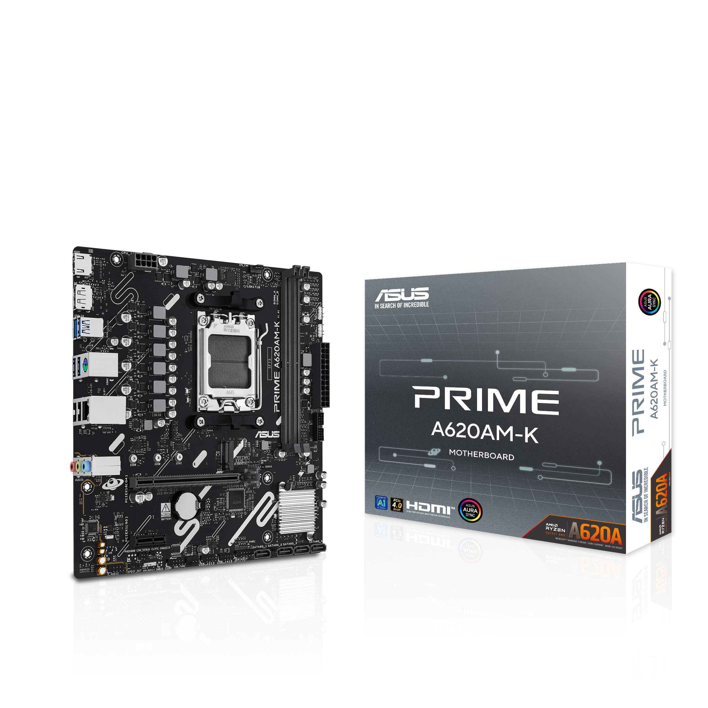 ASUS Prime A620AM‑K AMD AM5 DDR5