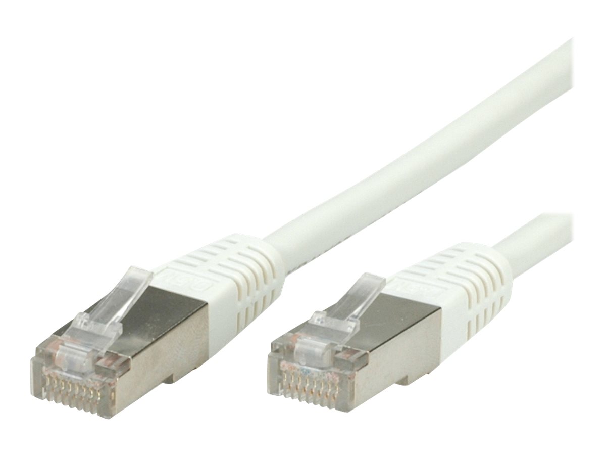VALUE Patchkabel Kat.6 Class E S/FTP PiMF weiss 0,5m VALUE Patchkabel Kat.6 Class E S/FTP PiMF weiss 0,5m
