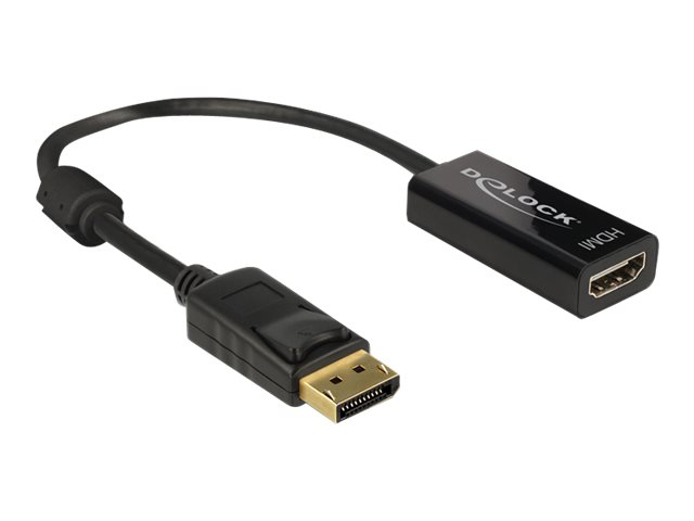 Delock Adapterkabel DisplayPort 1.2 Stecker > HDMI Buchse