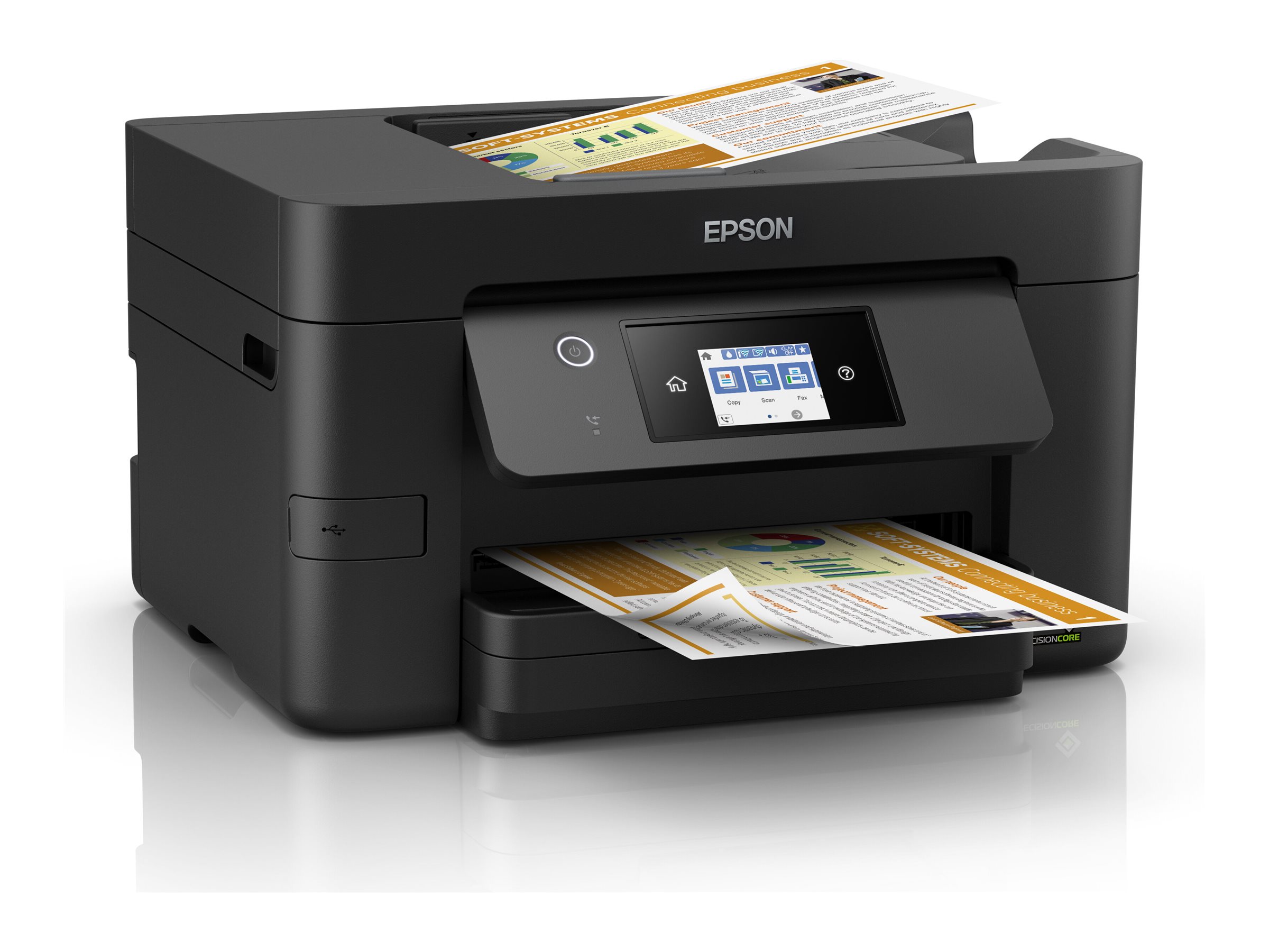 EPSON WorkForce Pro WF-3820DWF 4 in 1 Tintenstrahl-Multifunktionsdrucker schwarz