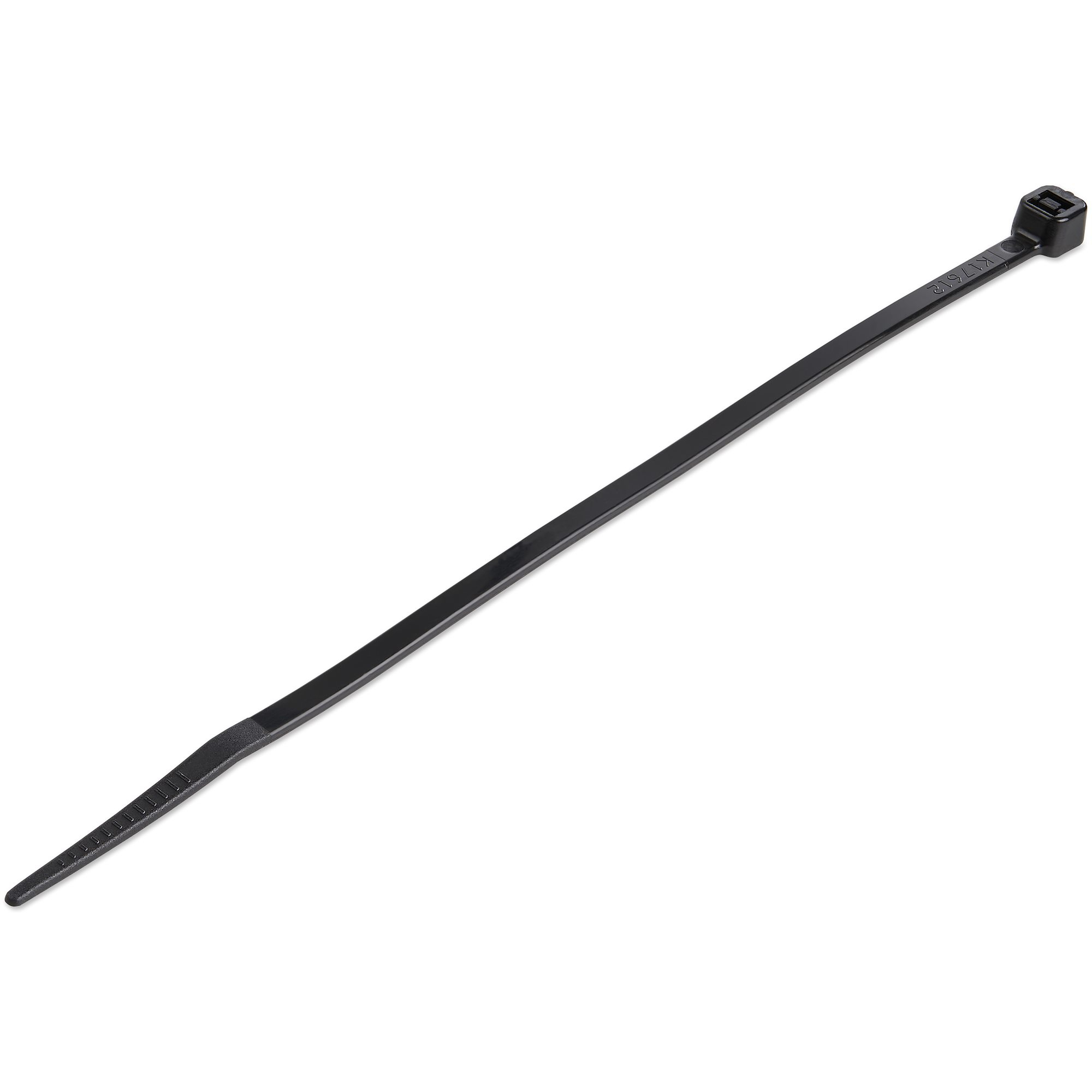 STARTECHCOM Cable Ties 152x3mm selflocking nylon Cable Ties with curved tip 94V2 UL black 100 pieces
