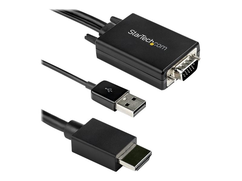 STARTECH.COM 2m VGA auf HDMI Adapter mit USB-Audio - 1080p - Adapterkabel - aktiv - Stecker / Stecker -2 Jahre Garantie STARTECH.COM 2m VGA auf HDMI Adapter mit USB-Audio - 1080p - Adapterkabel - aktiv - Stecker / Stecker -2 Jahre Garantie