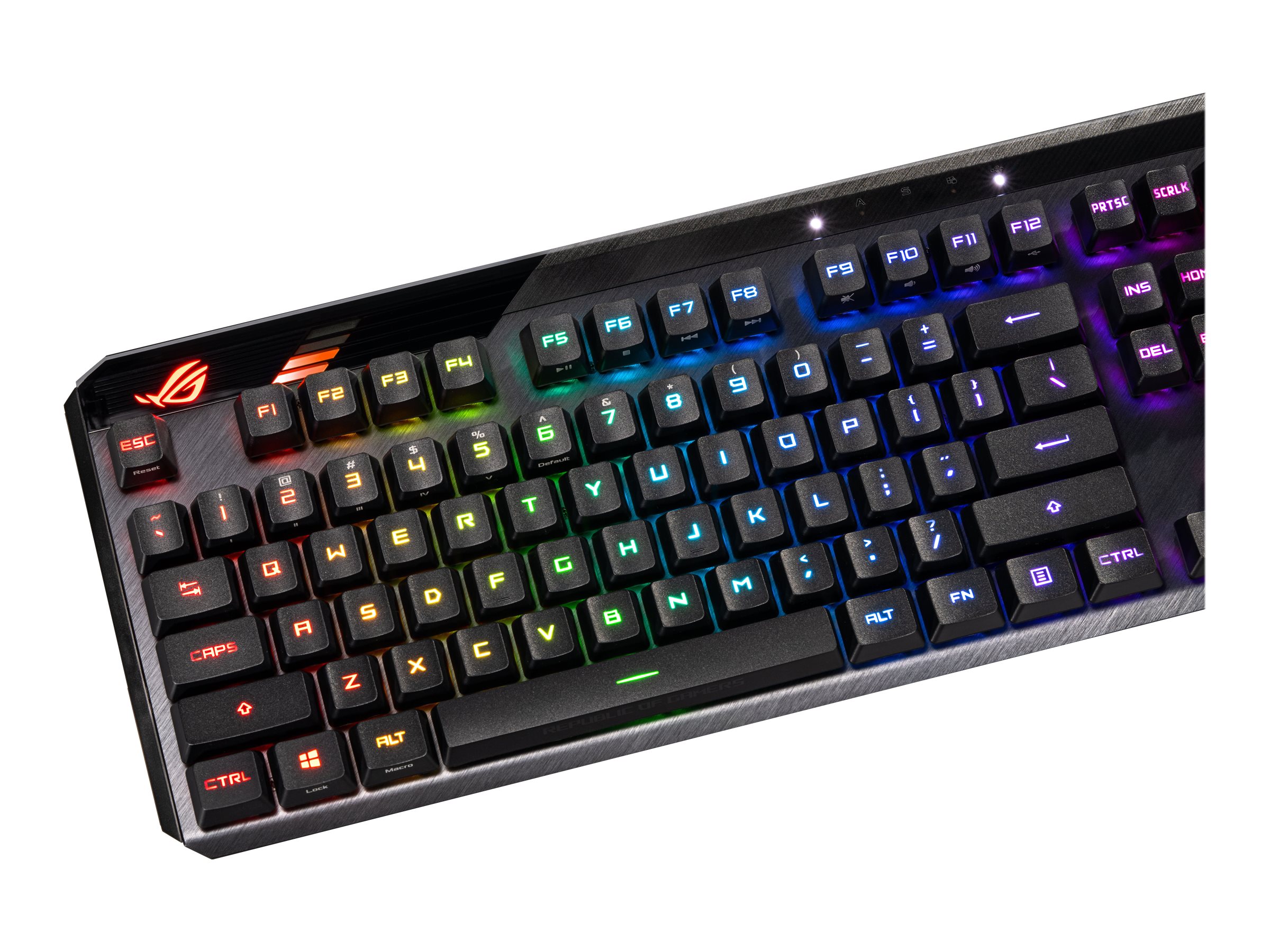 Asus ROG PBT KeycapSet schwarz, 124 Stck
