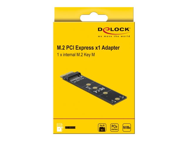 Delock PCI Express x1 zu M.2 Key M Adapter