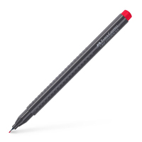 FABERCASTELL Grip Fineliner rot 0,4 mm, 1 St