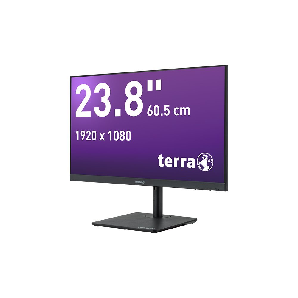 60,5cm23,8 1920x1080 TERRA 2427W HA V2 169 FHD VA 5ms 60Hz HDMI DP Black