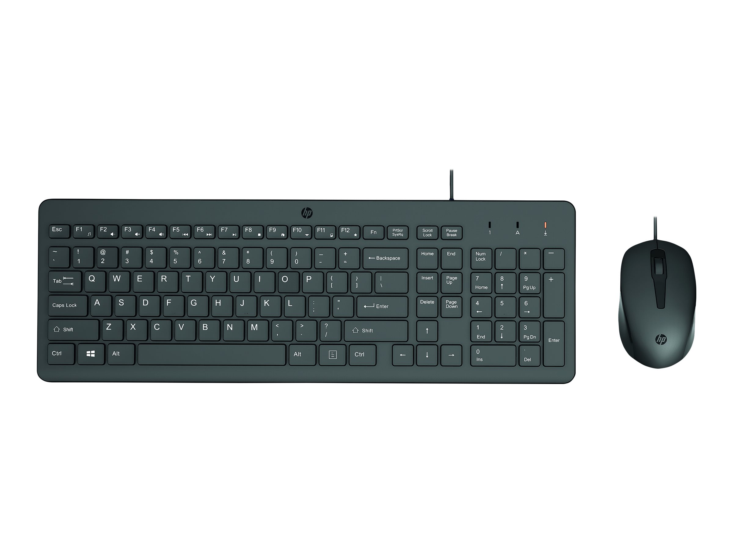 HP 150 Wired Mouse and Keyboard Combination (P)