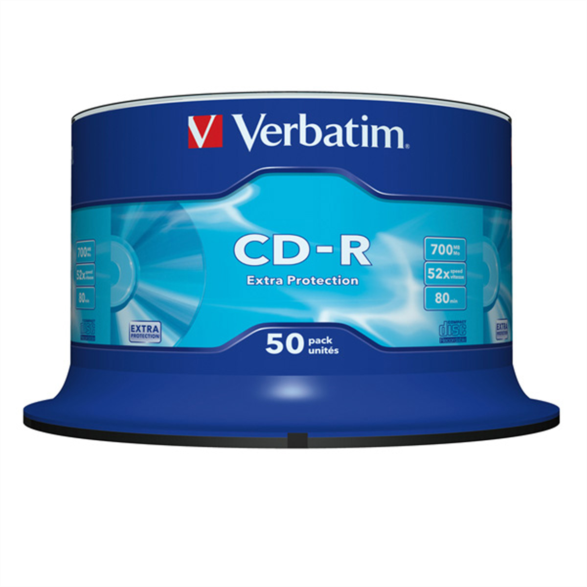 Verbatim CD-R Rohlinge 700MB Datenspeicher (50er Pack)