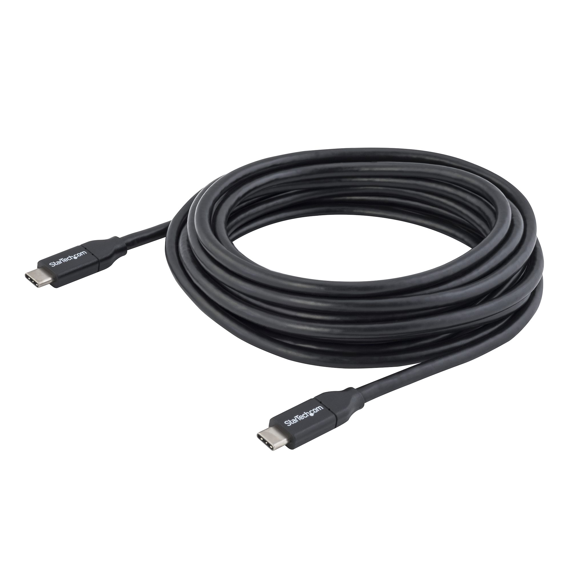 STARTECHCOM USBC Kabel mit Power Delivery 5A StSt 4m USB 20 Zertifiziert USB 20 TypC Kabel 100W5A