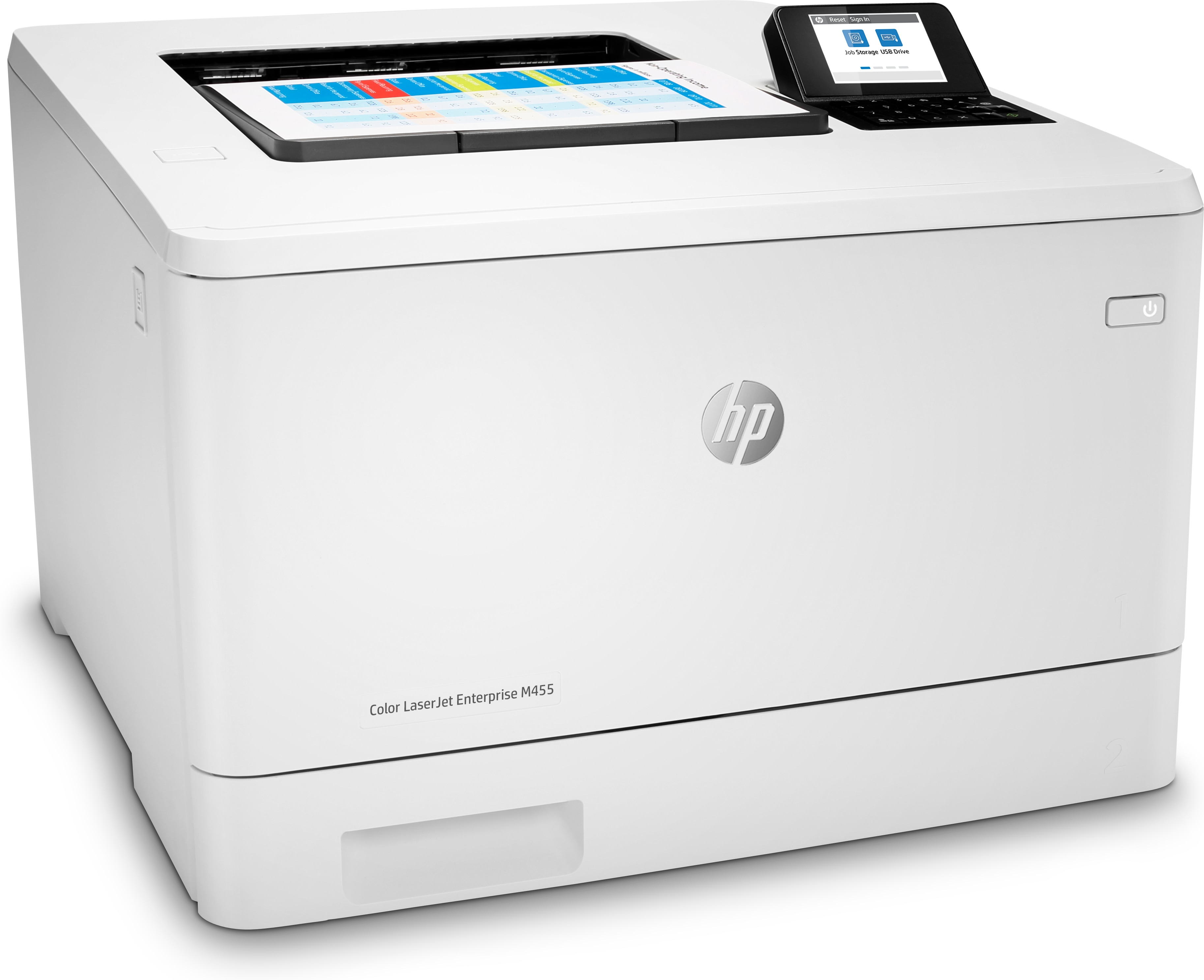 HP Color LaserJet Enterprise M455dn FarbLaserdrucker weiß