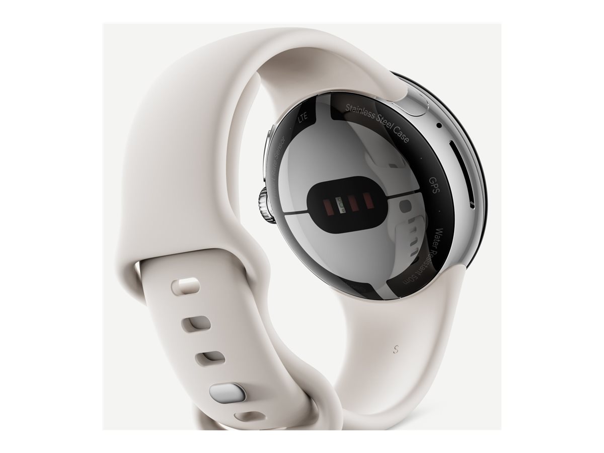 Google Armband fr Smartwatch S L Chalk fr Pixel Watch