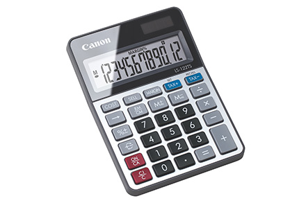 Canon LS122TS Tischrechner silberschwarz