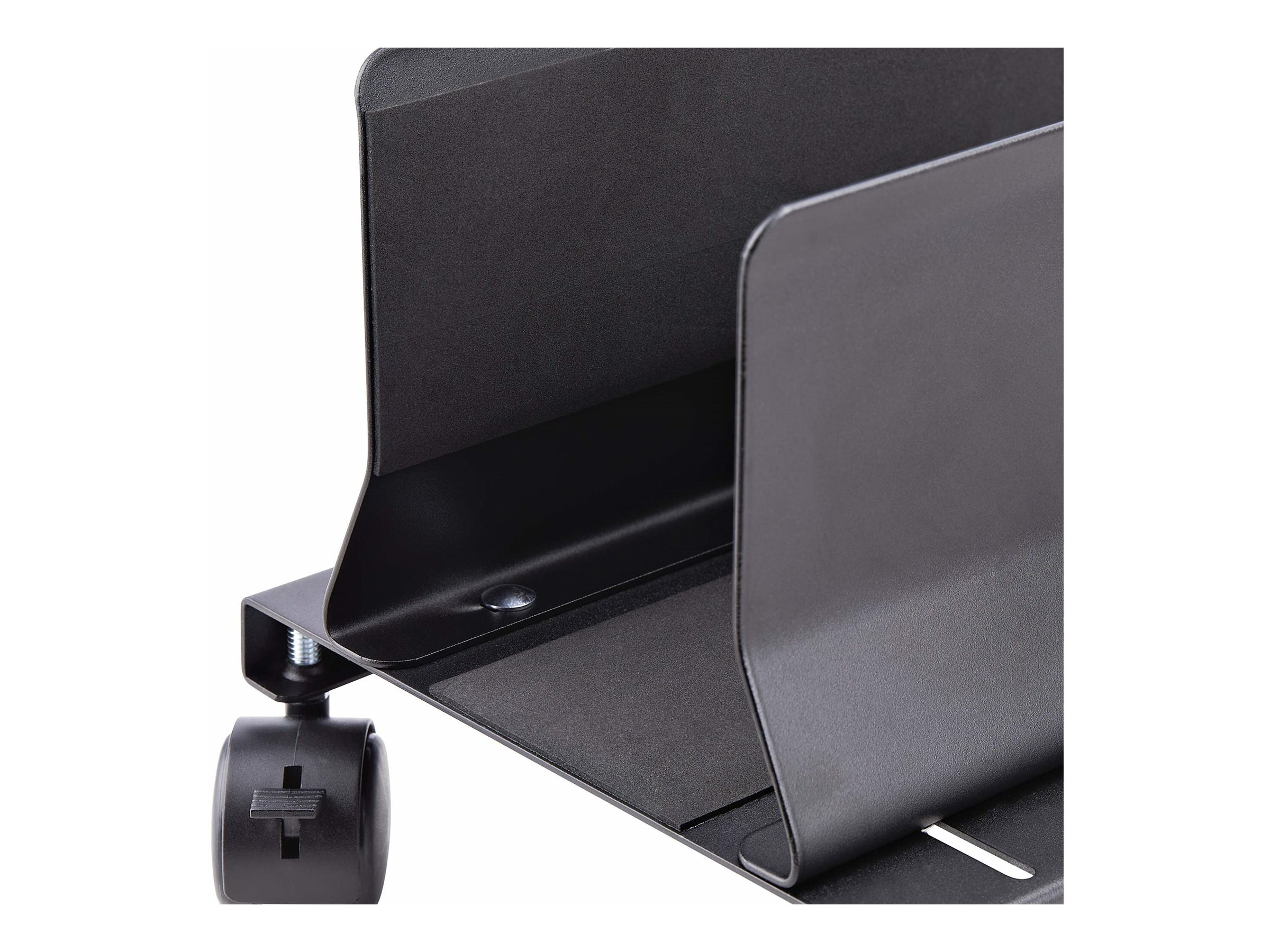 STARTECH.COM PC Staender CPU Staender auf Raedern Tragkraft 21kg Einstellbarer PC Rollwagen/Computerstaender CPU Halterung