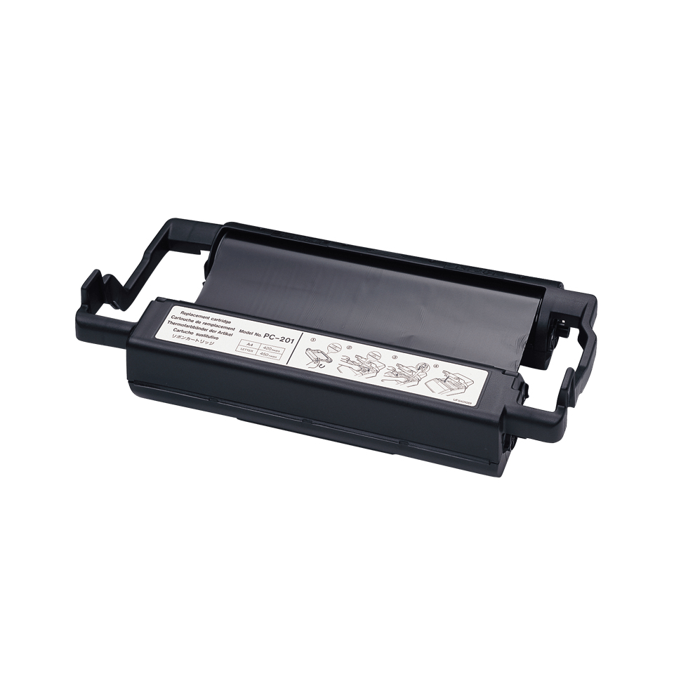brother PC201 schwarz ThermoDruckfolie, 1 Rolle