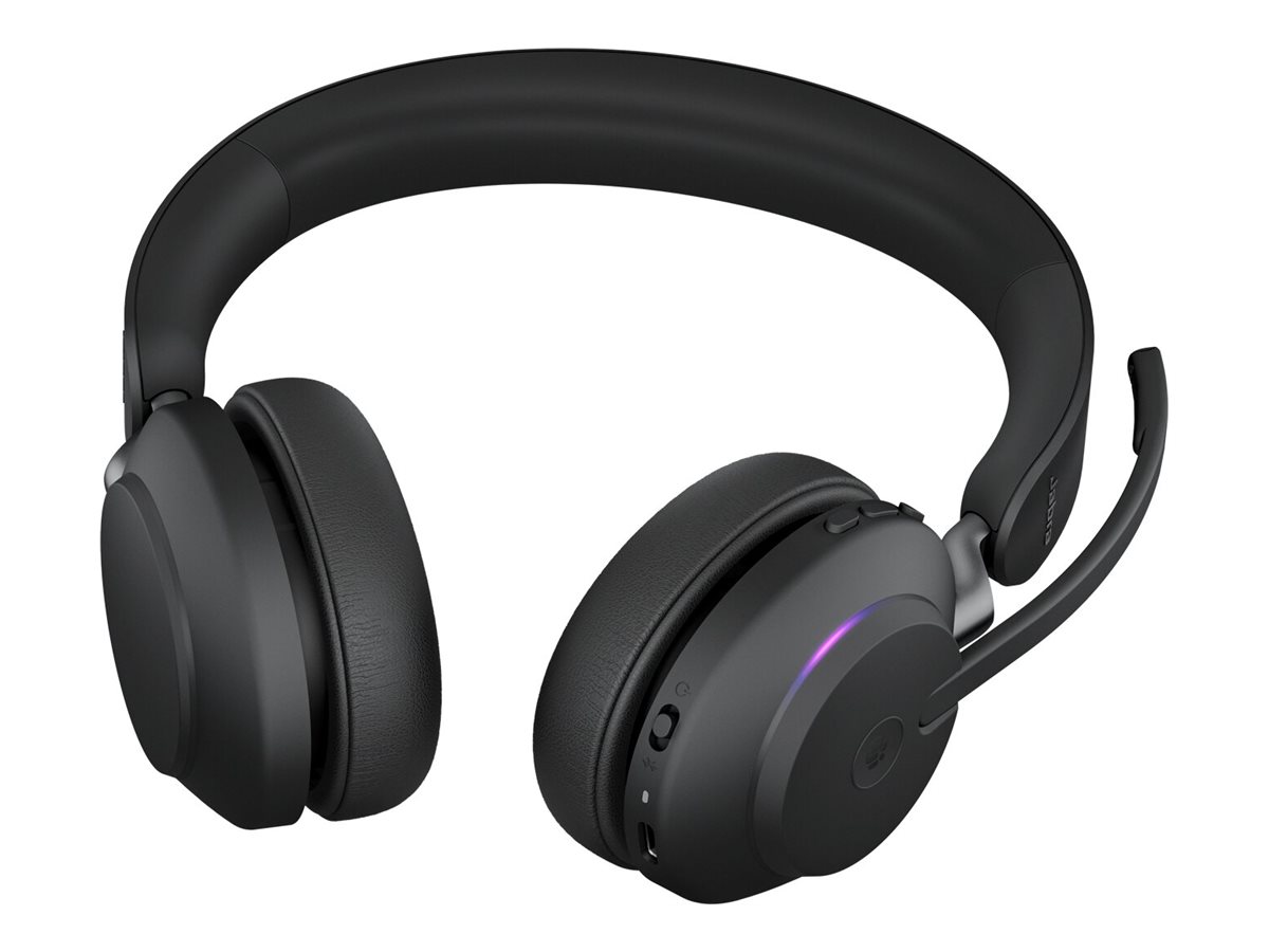 Jabra Evolve2 65 MS Stereo USB-A black mit Ladestation