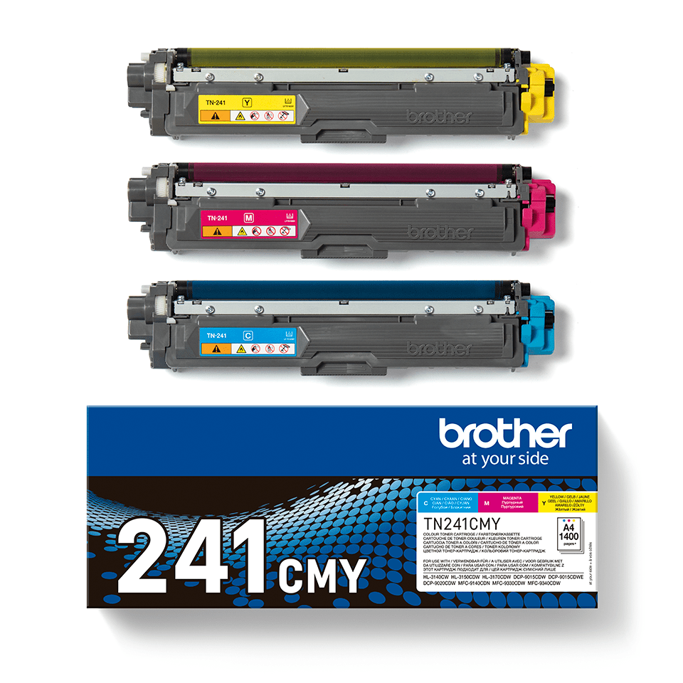 brother TN241CMY cyan, magenta, gelb Toner, 3erSet