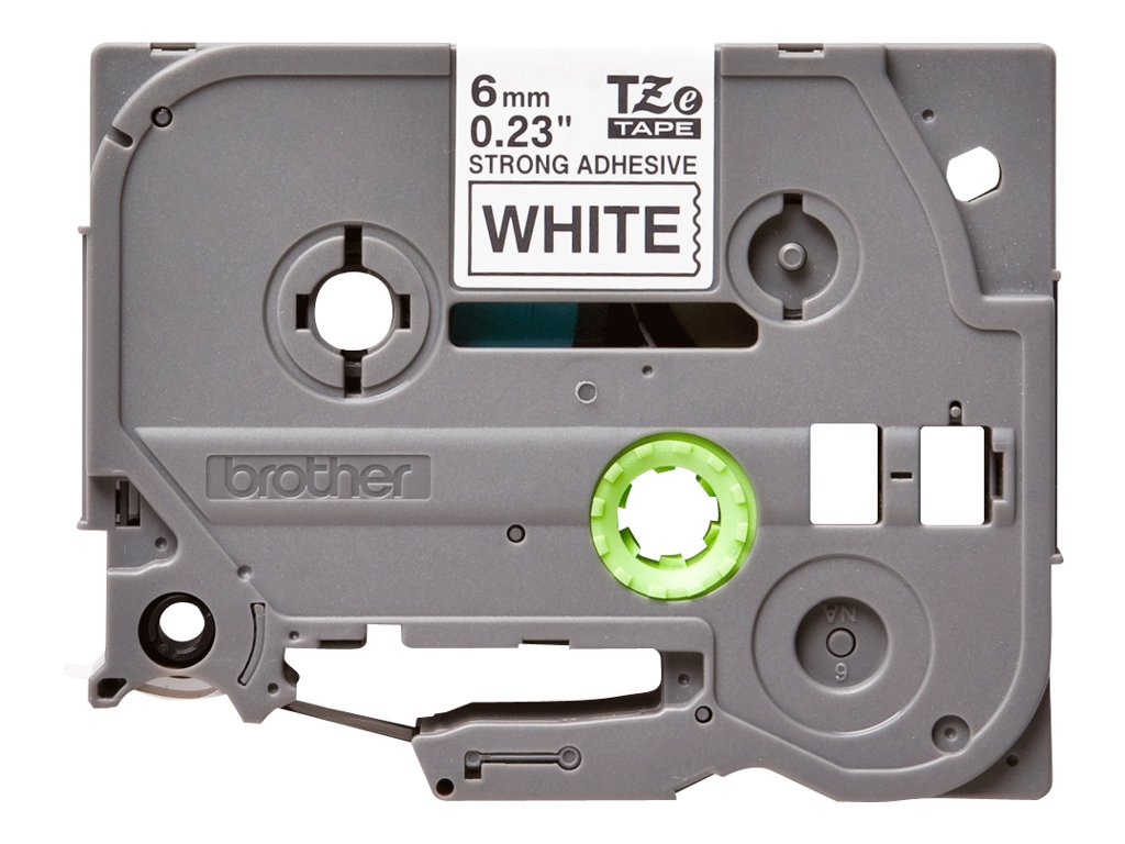 TZES211 BROTHER PTOUCH 6mm WEISS-SCHW