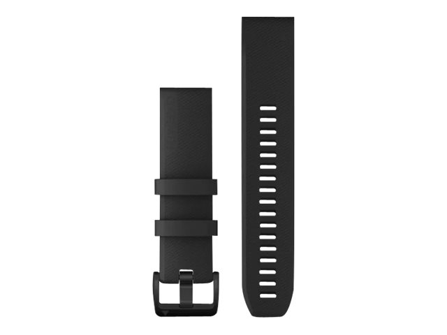 Ersatzarmband QuickFit 22mm - Silikon Schwarz/Schwarz