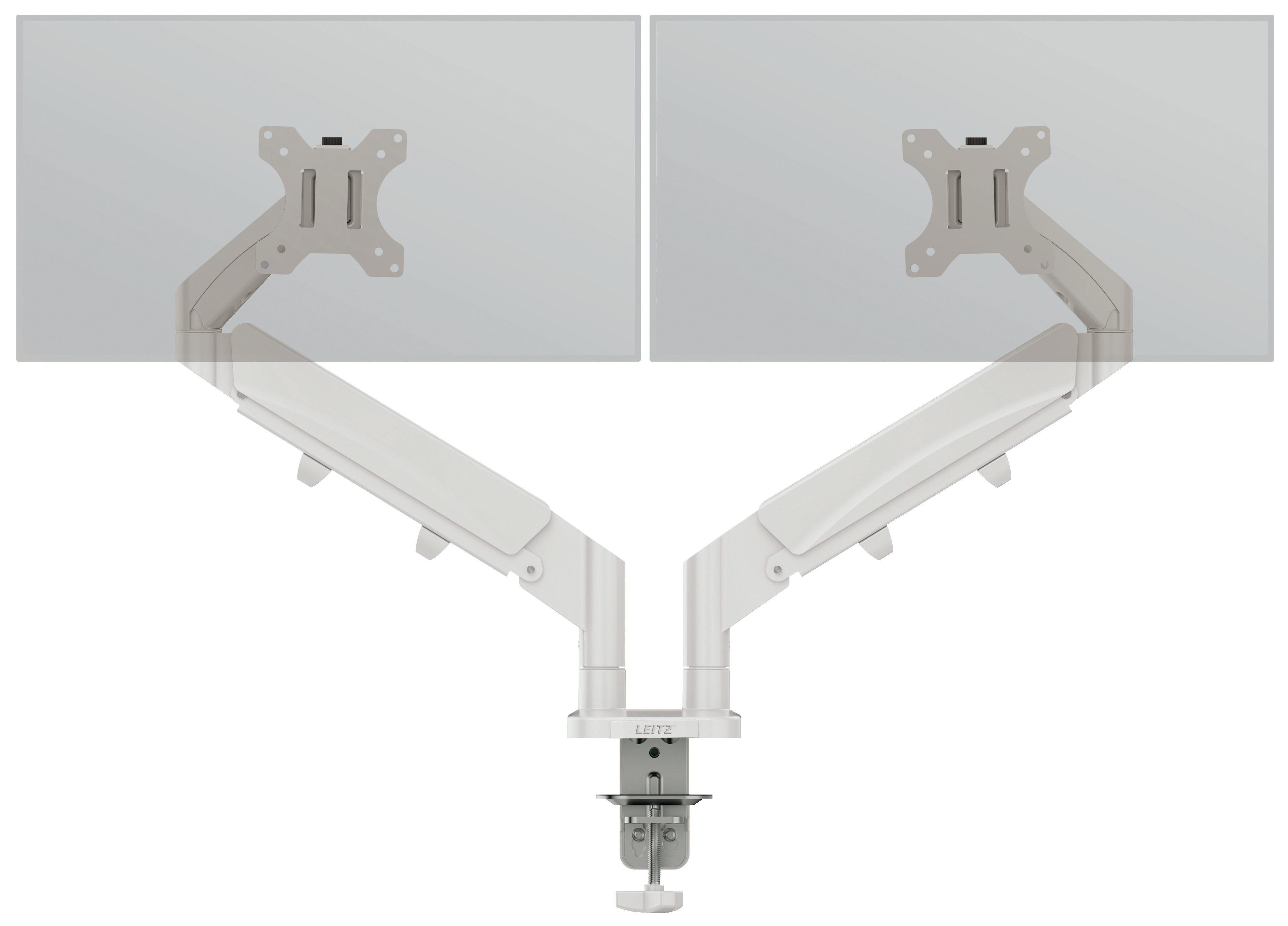 Esselte Leitz Monitor-Halterung Ergo 65370085 2 Monitore lichtgrau