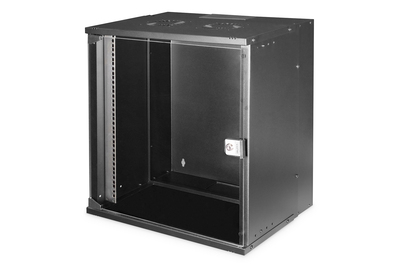 48,26cm 19Zoll 12U wall mounting cabinet SOHO PRO 595 x 540 x 400mm black