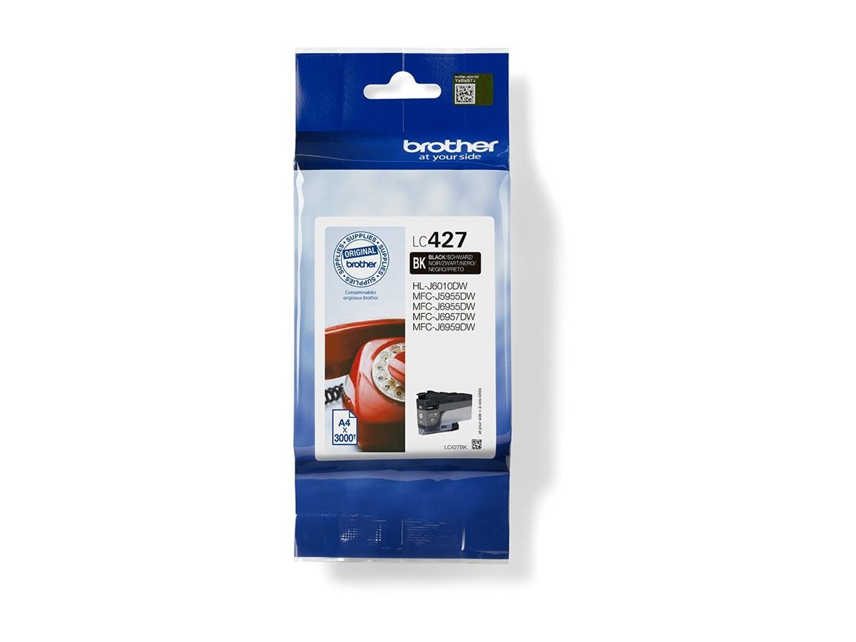 LC427BK BROTHER DCPJ/MFCJ Tinte black ST LC427BK BROTHER DCPJ/MFCJ Tinte black ST