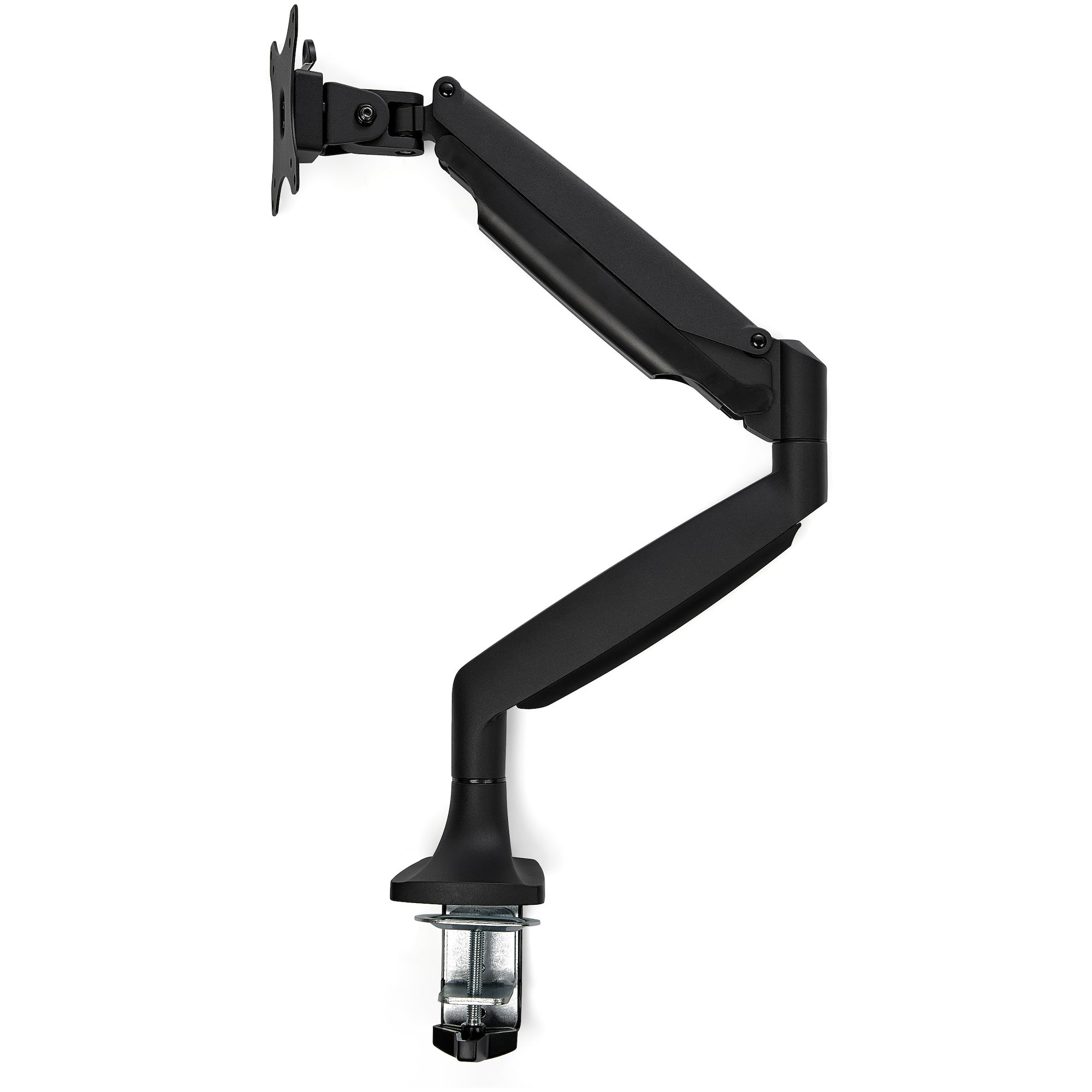 STARTECHCOM Single Monitorarm Tischbefestigung frei beweglich bis zu 81,28CM 32Zoll Bildschirme VESA robustes Alu schwarz