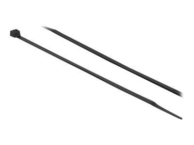Delock Befestigungsschelle 12,7 mm mit Kabelbinder L 300 x B 4,8 schwarz