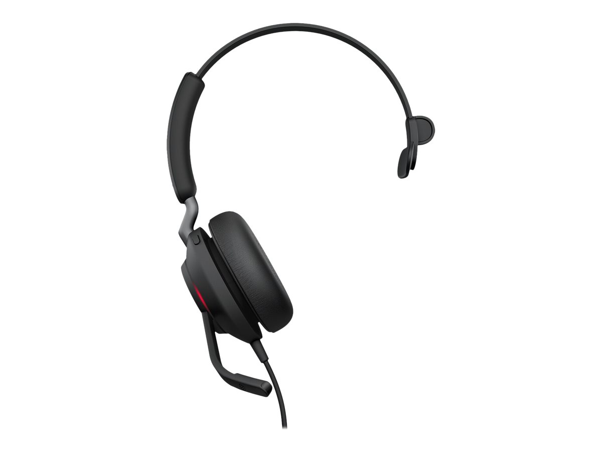 JABRA Evolve2 40 SE UC Mono Headset on-ear wired USB-C noise isolating Optimised for UC JABRA Evolve2 40 SE UC Mono Headset on-ear wired USB-C noise isolating Optimised for UC