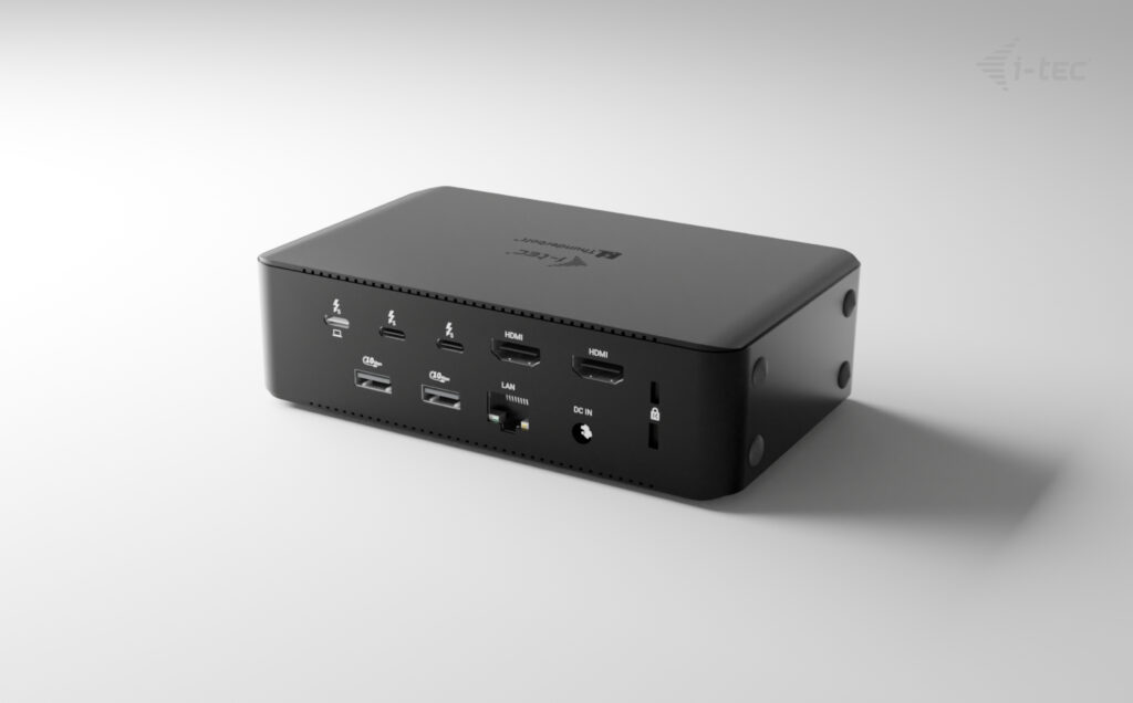 i-tec Thunderbolt 5 Quattro Display DS 2xTB5 2xHDMI 1x2.5GLAN