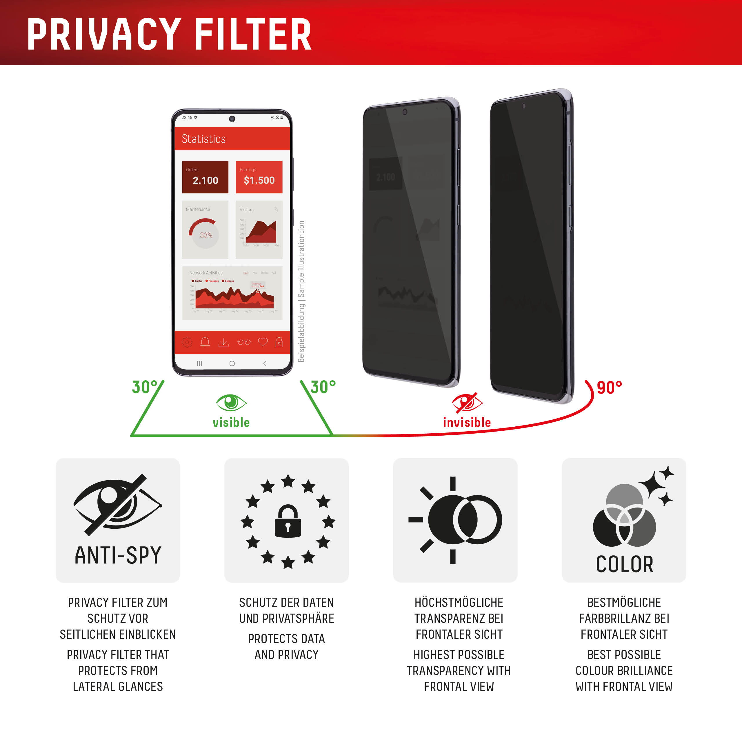 DISPLEX Privacy Glass FC iPhone 16 Pro