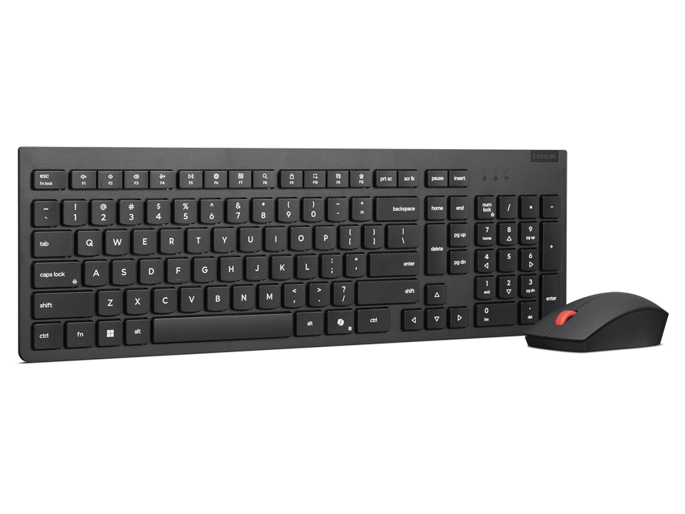 LENOVO Essential Wireless Combo Keyboard Mouse Gen2 BlackGerman