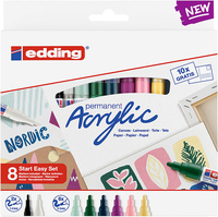 edding nordic Acrylstifte-Set farbsortiert 1 Set edding nordic Acrylstifte-Set farbsortiert 1 Set