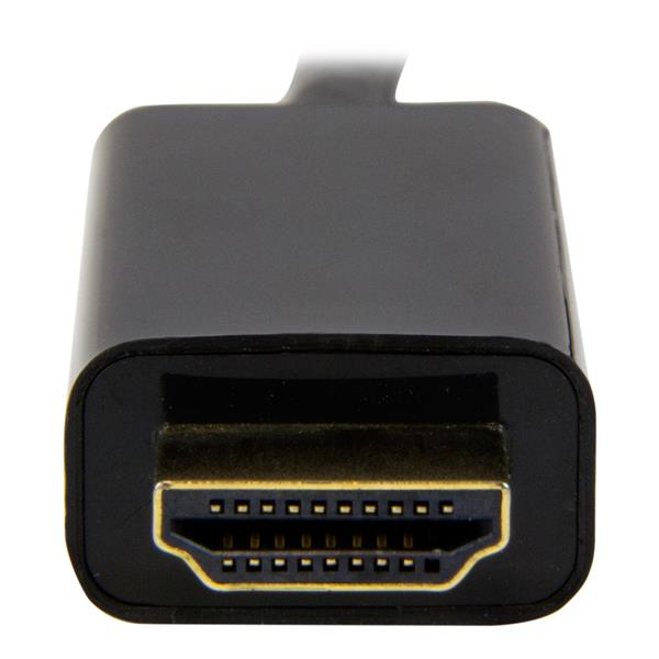 STARTECHCOM Mini DisplayPort to HDMI Converter Cable 3 ft 1m 4K