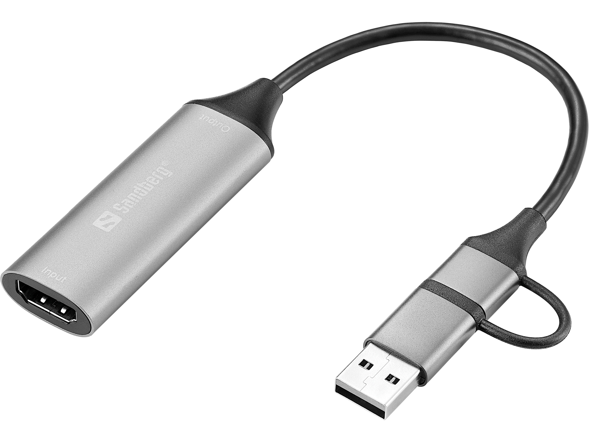 SANDBERG Capture Link 136-70 HDMI weiblich zu 24 Pin USB-C