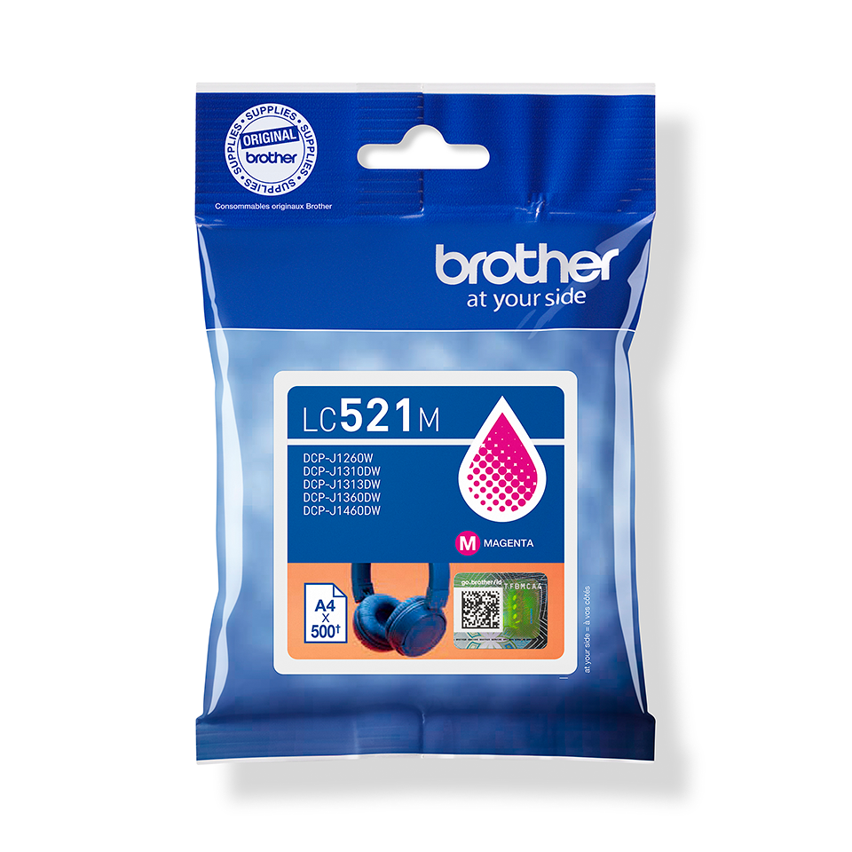 LC521M BROTHER DCP Tinte magenta 500