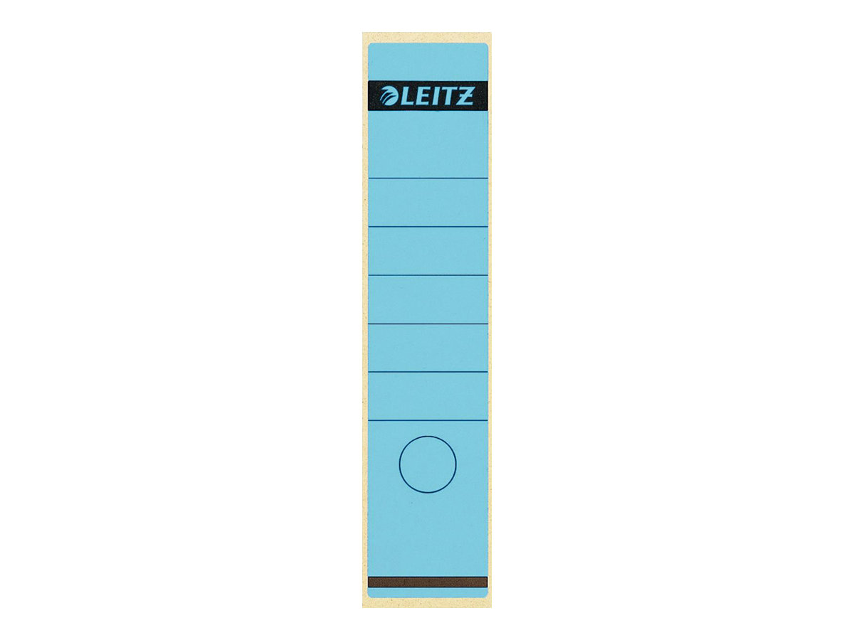 10 LEITZ Ordneretiketten 1640 blau fuer 8,0 cm Rueckenbreite 10 LEITZ Ordneretiketten 1640 blau fuer 8,0 cm Rueckenbreite
