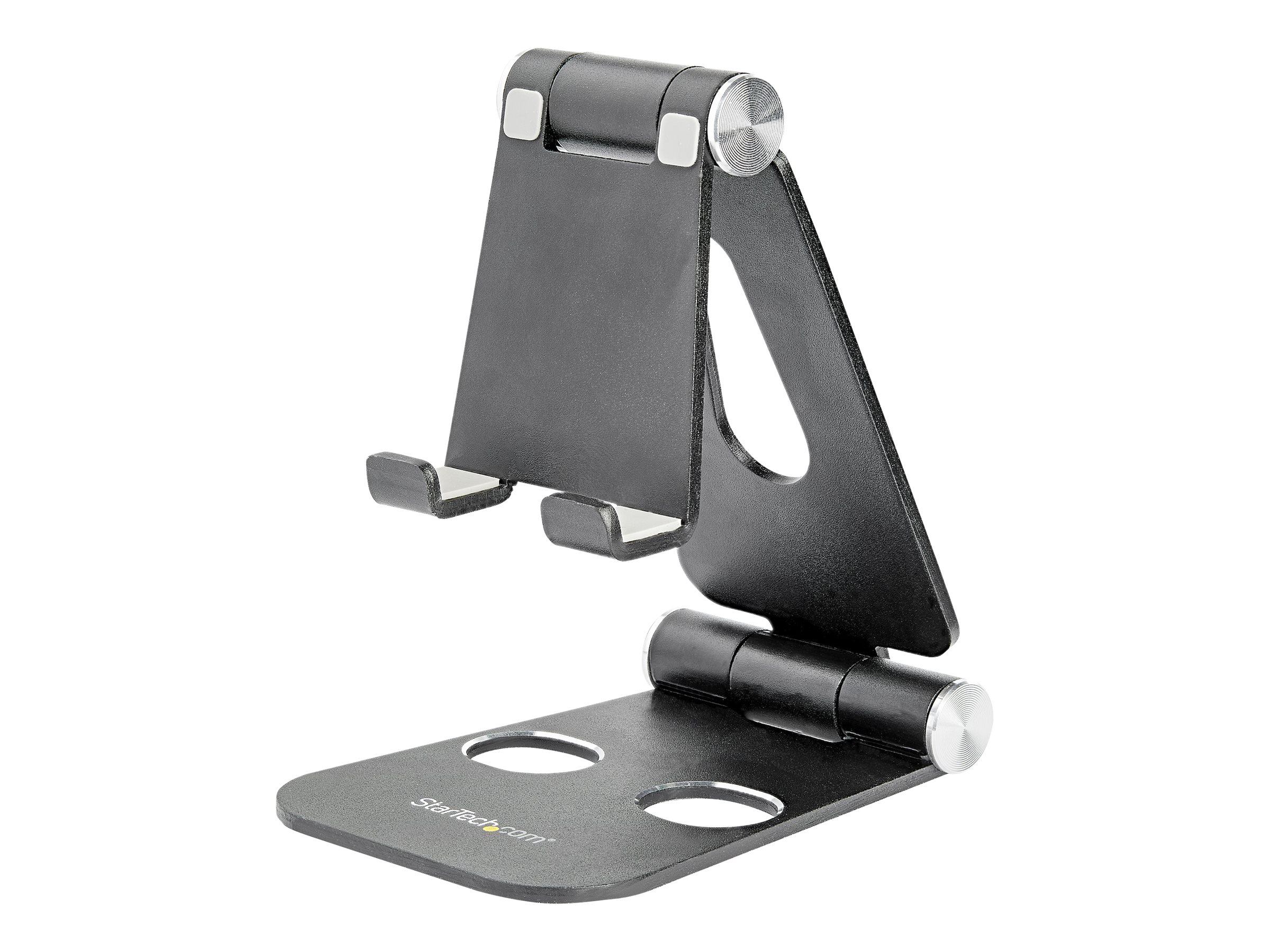STARTECH.COM Phone and Tablet Stand - Aluminum - Adjustable/Foldable Phone and Tablet Holder - Multi-Angle - Black USPTLSTNDB STARTECH.COM Phone and Tablet Stand - Aluminum - Adjustable/Foldable Phone and Tablet Holder - Multi-Angle - Black USPTLSTNDB