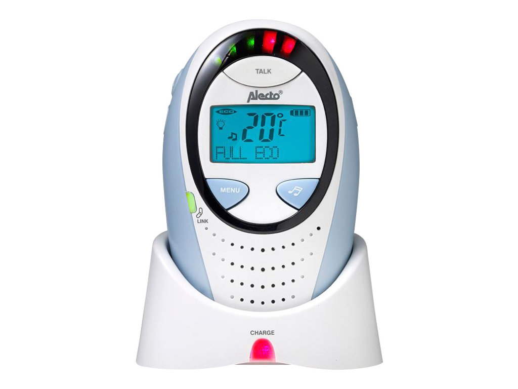 Alecto DBX-88 ECO DECT Babyphone mit Display (Weiß/Blau)